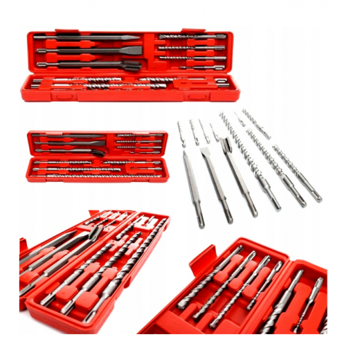 Kalti un urbji, SDS komplekts, triecienurbjmašīnai. Kraft&Dele (KD10206)