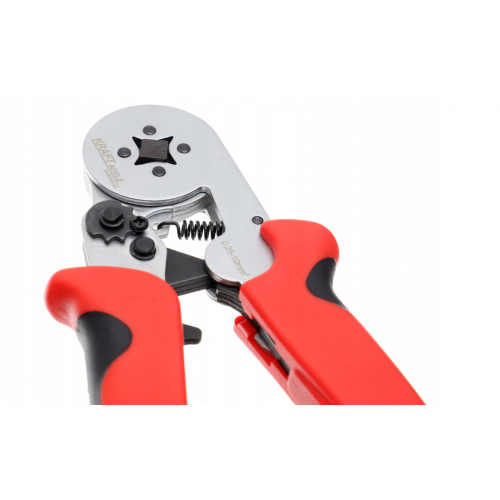 Saspiežamās skrūves savienotājiem, kabeļu spailēm, vadiem un uzgaļiem 0,25–10 mm. Kraft&Dele(KD10256)