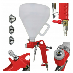 Пневматический пистолет объемом 5 л для штукатурных, малярных и стеновых работ, работающий от компрессора Kraft&Dele (KD10259)