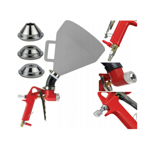 Pneimatiskā pistole apmešanai, krāsošanai, sienu balināšanai, 7,5 l  Kraft&Dele (KD10260)