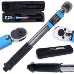 Kraft&dele 1/4" 25 Nm divvirzienu griezes momenta atslēga ar koferi (KD10392)