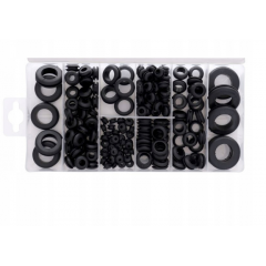 Gumijas uzmavu komplekts 180 gab. Kraft&Dele (KD10485)