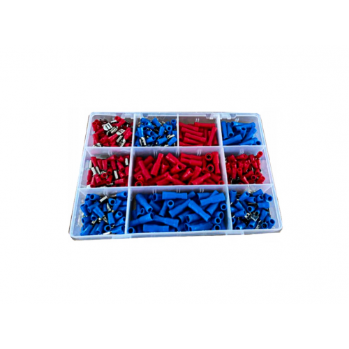 Izolētu automašīnu savienotāju komplekts, 450 gab. Kraft&Dele (KD10492)