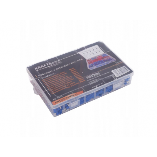 Izolētu automašīnu savienotāju komplekts, 450 gab. Kraft&Dele (KD10492)