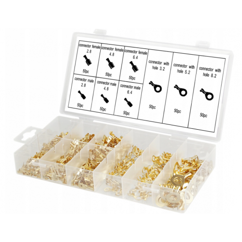 450 pārsegu komplekts automašīnu kabeļu savienotājiem Kraft&Dele (KD10493)