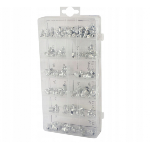 Комплект из 110 смазочных фитингов.Kraft&Dele(KD10507)