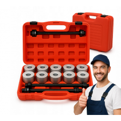 KRAFT&DELE gultņu, sviru un bukses novilcēju komplekts, 27 daļas (KD10517)