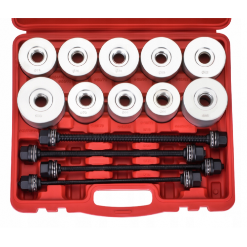 KRAFT&DELE gultņu, sviru un bukses novilcēju komplekts, 27 daļas (KD10517)