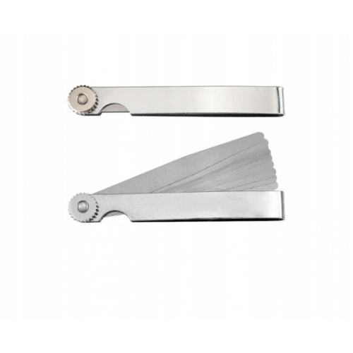 Lapu taustes mērītājs - 17 lapas 0,02-1 mm. (KD10560)