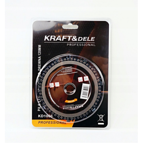 Диск для резки дерева 125 мм, пильный диск Kraft&dele (KD1060)