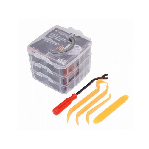 Tapu, polsterējuma klipšu un izvilcēju komplekts, 630 gab. Kraft&Dele (KD10612)