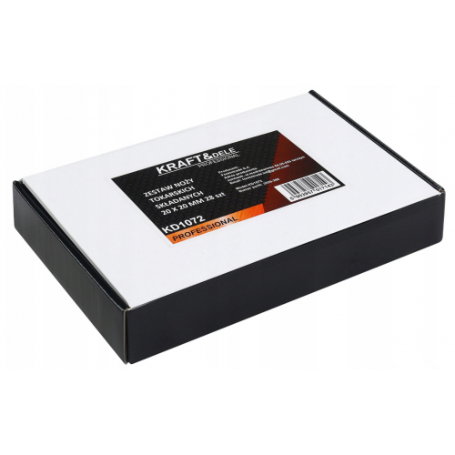 Набор токарных инструментов для металлообработки, 28 предметов, 20x20 мм, для токарной мастерской. (KD1072)