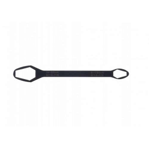 DAUDZFUNKCIONĀLA, IZTURĪGA Universāla Torx uzgriežņu atslēga ar atvērtu galu 8–13 mm 4–22 mm Kraft&Dele (KD10797)