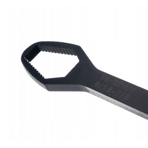 DAUDZFUNKCIONĀLA, IZTURĪGA Universāla Torx uzgriežņu atslēga ar atvērtu galu 8–13 mm 4–22 mm Kraft&Dele (KD10797)