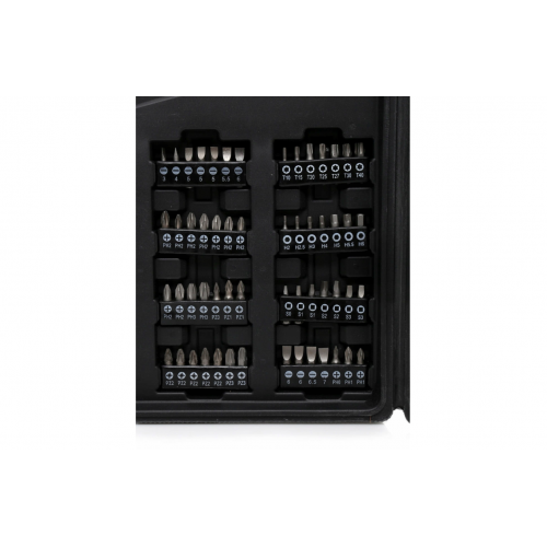 Набор отвёрток и бит, 75 предметов, кейс Kraft&Dele (KD10904)