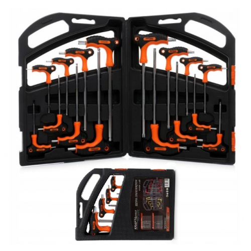 Skrūvgriežu komplekts 16 gab. īpaši kvalitatīva, kaste. no Kraft&Dele  (KD10907)