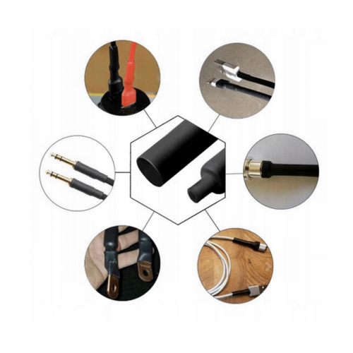 Termosarūkošās caurules, krāsainas, 100 gab. no KRAFT&DELE ( KD10918 )