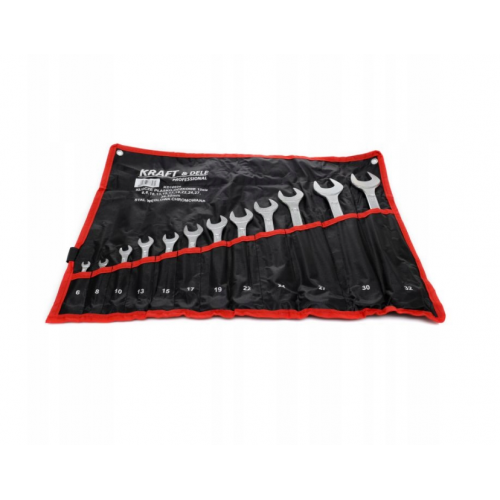 12 kombinēto atslēgu komplekts, 6-32 mm, plakanas. Kraft&Dele (KD10926)