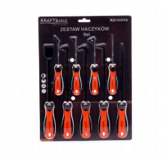 Набор из 9 крючков с O-образными кольцами. (KD10959)