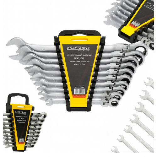 Kombinēto uzgriežņu atslēgu komplekts, 8 gabali. KRAFT&DELE (KD11302)