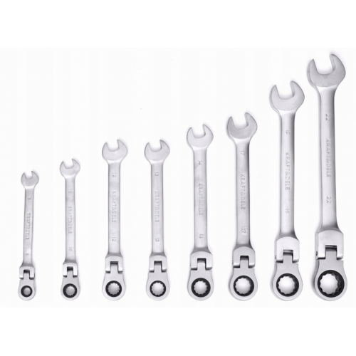 Kombinēto uzgriežņu atslēgu komplekts, 8 gabali. KRAFT&DELE (KD11302)