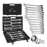 Sprūdrata atslēgu komplekts, 13 daļas, 8-32 mm, hroma vanādija tērauds. KRAFT&DELE (KD11305)