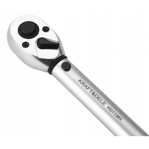 Griezes momenta dinamometriskā atslēga 1/2" 10-60 Нм. +sertificēta. Koferis. Kraft&Dele (KD11383)