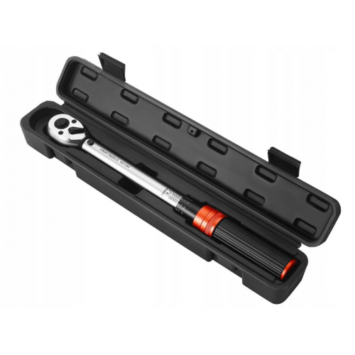 Griezes momenta dinamometriskā atslēga 1/2" 10-60 Нм. +sertificēta. Koferis. Kraft&Dele (KD11383)