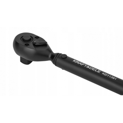Griezes momenta dinamometriskā atslēga 1/2" 10-60NM 310 mm. koferis. Kraft&dele (KD11391)