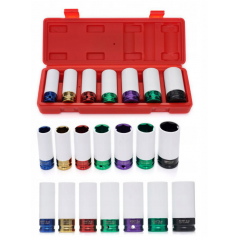 Triecienuzgriežņu atslēgas 7 gab. 1/2" 17-27 no Kraft Dele ( KD11752 )