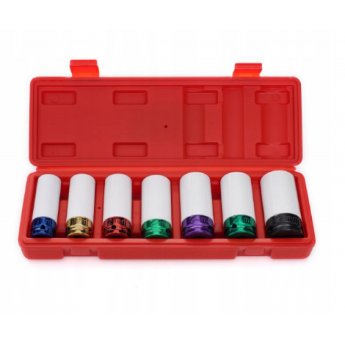 Triecienuzgriežņu atslēgas 7 gab. 1/2" 17-27 no Kraft Dele ( KD11752 )