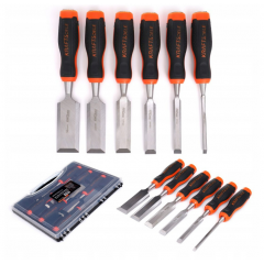 Набор из 6 стамесок для резьбы по дереву 6, 13, 19, 25, 32, 38 мм. Kraft&Dele (KD11772)