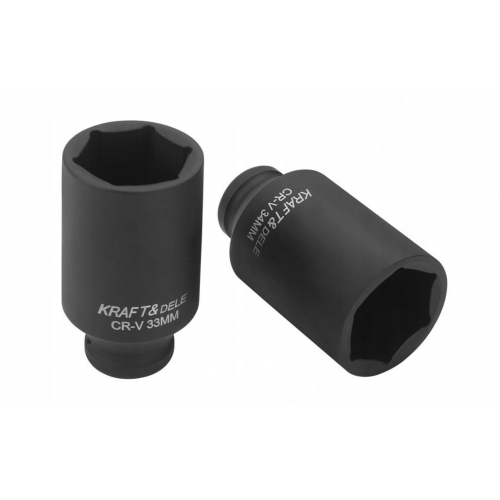 20 daļu trieciena uzgriežņu atslēgu komplekts, 1/2 collu sešstūra uzgalis, izturīgs korpuss Kraft&Dele (KD11794)