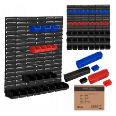 Настенная доска для мастерской со сменными контейнерами Kraft&dele 78x78 см (KD11864)