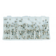 30 mm automašīnas drošinātāju stikla drošinātāju komplekts 5-30A, 120 gab. kastē KRAFT&DELE (KD1302)