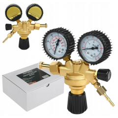 Spiediena samazināšanas 2 vārsti MIG MAG CO2 Argons Kraft&dele (KD1822)