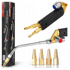  Gāzes deglis skābekļa un gāzes metināšanai, 5 sprauslas (KD1823)