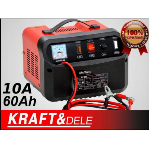 Автомобильное зарядное устройство 12В 24В 10А Kraft&Dele (KD1905)