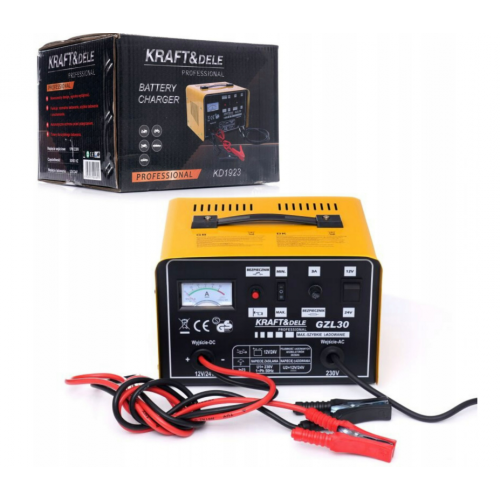 AUTO AKUMULATORA LĀDĒTĀJS 12/24V 30A 90-250AH.(KD1923)