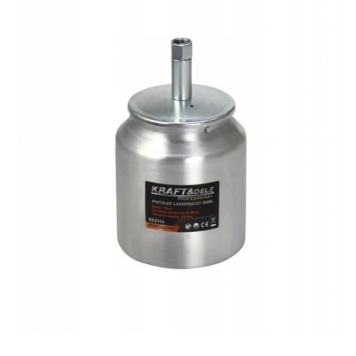 Krāsas smidzināšanas pistole 600 ml + uzgalis 1,5 mm, 5 bar  Kraft&Dele (KD2114)