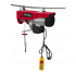 Elektriskā vinča 230V 1350W 500/1000kg + tālvadības pults ar tērauda trosi. (KD2192)