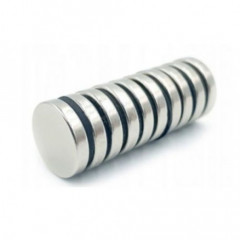 Цилиндр с неодимовым магнитом, 9 мм, 10 шт., KRAFT&DELE, высокая грузоподъемность. (KD11835)