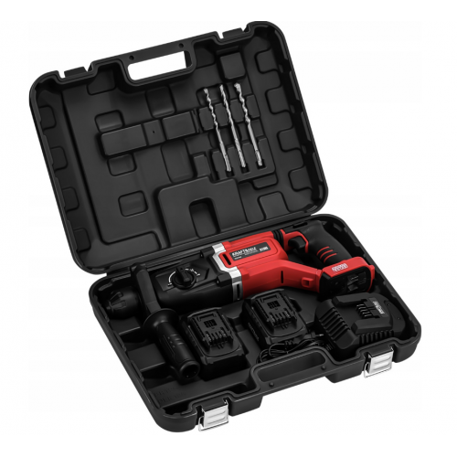 Akumulatora triecienurbjmašīna 21 V 4,5 J SDS+ bezsuku 2 x 4 Ah. (KD3195)