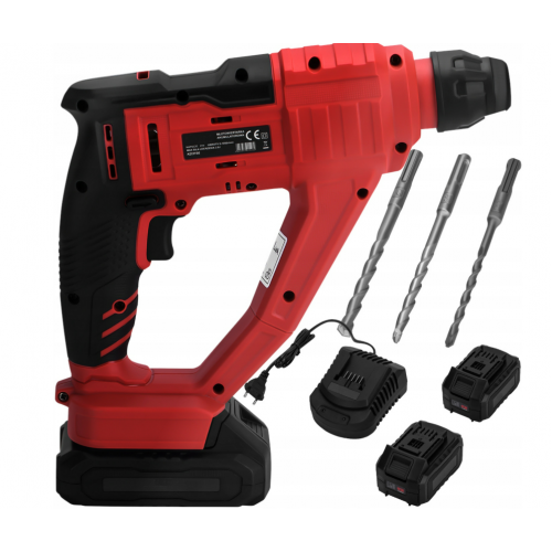 Akumulatora bezsuku triecienurbjmašīna SDS+ + 2 akumulatori pa 4 Ah. (KD3196)