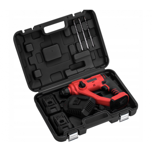 Akumulatora bezsuku triecienurbjmašīna SDS+ + 2 akumulatori pa 4 Ah. (KD3196)