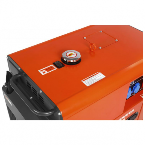 Ģenerators 230V 400V 7kW dīzeļdegviela + ATS Kraft&Dele (KD3241)