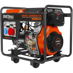 Dīzeļģenerators 7kW 230/400V no Kraft&dele (KD3243)