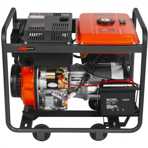 Dīzeļģenerators 7kW 230/400V no Kraft&dele (KD3243)