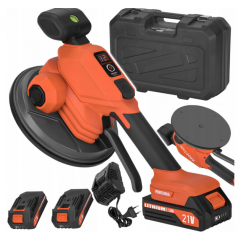 Vakuuma piesūceknis Vibracija190 mm 2x2,5 Ah 21 V līdz 80 kg ļoti jaudīgs Kraft&Dele (KD11967)