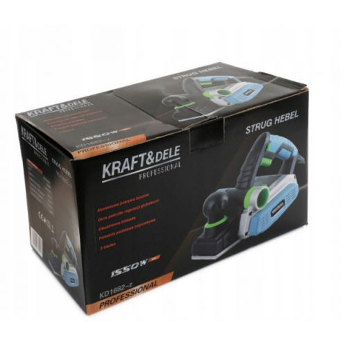 Elektriskā ēvele 230 V 1550 W ēvele ar vadu Kraft&Dele (KD1682-z)